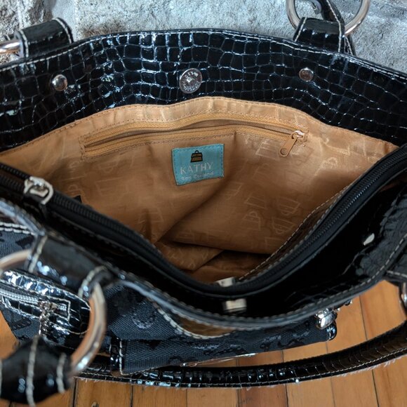 Vintage Kathy Van Zealand Black & Silver - Picture 7 of 10